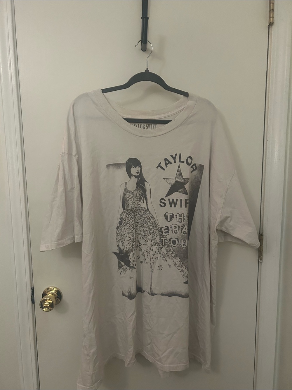 Taylor Swift Cream Graphic Era Tour Tee